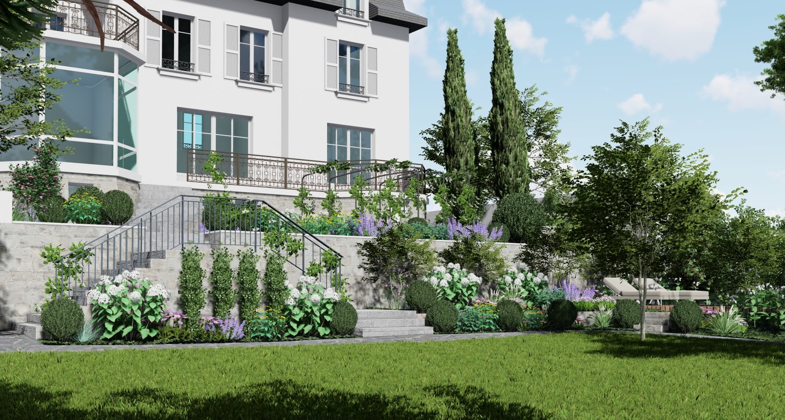 architecte paysagiste projet privé